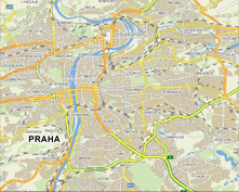 mapa kanceláře v Praze